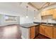 Kitchen featuring dark countertops and wooden cabinets at 2479 Peachtree Ne Rd # 1012, Atlanta, GA 30305