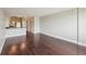 Bright room with hardwood floors leading into kitchen area at 2479 Peachtree Ne Rd # 1012, Atlanta, GA 30305