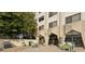 Outdoor patio with BBQ grills and seating at 2479 Peachtree Ne Rd # 1012, Atlanta, GA 30305