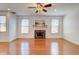 Bright, open living room with a fireplace and a cozy atmosphere at 3120 Esplanade Sw Cir, Atlanta, GA 30311