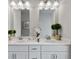 Double vanity bathroom with modern fixtures at 20 Jacobs Farm Ln # 10, Lawrenceville, GA 30045