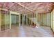 Unfinished basement with framed walls and pink insulation at 105 Eryn Ter, Covington, GA 30014