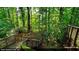 Elevated wooden boardwalk winds through lush greenery in South Peachtree Creek Trail at 1125 Blackshear Dr, Decatur, GA 30033