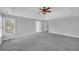 Spacious main bedroom with a trey ceiling and natural light at 1125 Blackshear Dr, Decatur, GA 30033