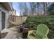 Inviting patio space perfect for relaxing in the backyard with a hammock and plenty of room for seating at 5800 Oakdale Se Rd # 165, Mableton, GA 30126