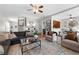 Spacious living room with comfortable seating, stylish decor, an open floor plan, and plenty of natural light at 5800 Oakdale Se Rd # 165, Mableton, GA 30126