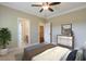 Bedroom with ensuite bathroom and neutral decor at 2005 Heathermere Way, Roswell, GA 30075