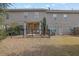 Backyard with a covered patio and fenced yard at 2935 Maple Park Pl # 49, Cumming, GA 30041