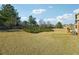 Sprawling backyard featuring a well-maintained lawn and partial fencing at 328 Thistlewood Run, Mcdonough, GA 30252