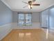 Dining room with hardwood floors and neutral walls at 1155 Carlysle Park Dr, Lawrenceville, GA 30044