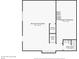 Basement layout showing finished basement area, storage and bathroom at 1150 Cedar Bluff Sw Trl, Lilburn, GA 30047