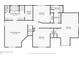 Layout of the second floor showing primary bedroom, bathroom and other bedrooms at 1150 Cedar Bluff Sw Trl, Lilburn, GA 30047