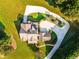 Bird's-eye view of a home showcasing its layout and landscaping at 260 Koller Dr, Powder Springs, GA 30127