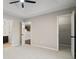 Main bedroom with ceiling fan and access to bathroom and closet at 191 Misty Ridge Trl, Stockbridge, GA 30281