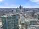 Stunning aerial view of the city skyline at 1080 Peachtree St # 2406, Atlanta, GA 30309
