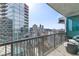 Stunning city skyline view from private balcony at 1080 Peachtree St # 2406, Atlanta, GA 30309