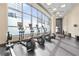 Modern gym with cardio and weight training equipment at 1080 Peachtree St # 2406, Atlanta, GA 30309