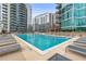 Refreshing rooftop pool with plenty of lounge space at 1080 Peachtree St # 2406, Atlanta, GA 30309