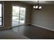 Dining room with hardwood floors and sliding glass door at 5112 Central Church Rd, Douglasville, GA 30135