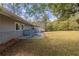 A wide shot of the backyard with a patio at 2919 Alameda Trl, Decatur, GA 30034