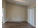Dining room features wood-look floors and sliding glass doors to the back patio at 2919 Alameda Trl, Decatur, GA 30034