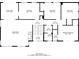Main level floorplan includes living room, dining area, kitchen, three bathrooms, and four bedrooms at 2919 Alameda Trl, Decatur, GA 30034