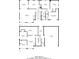 Detailed floorplan of both levels showing layout of rooms and living spaces at 2919 Alameda Trl, Decatur, GA 30034
