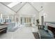 Luxurious bathroom featuring a soaking tub and marble finishes at 70 Finch Forest Trl, Atlanta, GA 30327