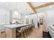 Open concept kitchen with a large island and stainless steel appliances at 1211 Stephens Se St, Smyrna, GA 30080