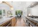 Modern kitchen with stainless steel appliances and eat-in area at 1211 Stephens Se St, Smyrna, GA 30080