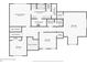 Floor plan showcasing the layout of the second level, including bedrooms, bathrooms, and closets at 959 Cedar Falls Sw Ct, Lilburn, GA 30047