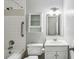 Clean bathroom, featuring a shower/tub combo at 771 Jordan Ln # F, Decatur, GA 30033