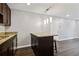 Modern kitchen with island and stainless steel appliances at 2657 Lenox Ne Rd # 134-2, Atlanta, GA 30324