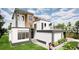 Modern home exterior with a rooftop terrace, clean lines, and inviting landscaping at 3534 Rockhaven Ne Cir, Atlanta, GA 30324