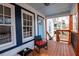 Charming porch area with chairs at 953 Garibaldi Sw St, Atlanta, GA 30310