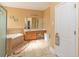 Elegant bathroom with soaking tub, double vanity, and separate shower at 1553 Rolling Meadows Dr, Mcdonough, GA 30253