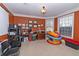 Home office with hardwood floors and plenty of workspace at 1553 Rolling Meadows Dr, Mcdonough, GA 30253