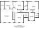 Layout of the second floor featuring a primary bedroom with bathroom, walk-in closet, three bedrooms, a bathroom and a laundry at 3521 Southern Bay Ct, Snellville, GA 30039