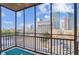 Spacious balcony offering stunning city views at 300 Peachtree Ne St # 3B, Atlanta, GA 30308