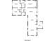 Detailed floor plan showcasing the layout of a 1608 sq ft home with labeled rooms and dimensions at 1119 Oakdale Se Dr, Smyrna, GA 30080