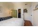 Bedroom with queen bed, ample closet space, and hardwood floors at 764 Edgewood Ne Ave # 8, Atlanta, GA 30307