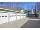 Row of garages with paver driveway at 764 Edgewood Ne Ave # 8, Atlanta, GA 30307