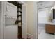 Convenient laundry closet with stackable washer and dryer at 764 Edgewood Ne Ave # 8, Atlanta, GA 30307