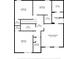 Detailed floor plan highlighting a two-story home's layout, including bedrooms and bathrooms at 11119 Torino Dr, Hampton, GA 30228