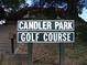 Sign for Candler Park Golf Course at 410 Candler Park Ne Dr # C-1, Atlanta, GA 30307