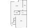 Detailed floor plan showcasing the layout of the basement level, including a garage and flex room at 54 Basswood Cir, Atlanta, GA 30328