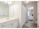 Simple bathroom with single vanity and shower/tub combo at 179 Waterstone Pt, Acworth, GA 30101