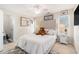 Cozy bedroom with a rustic design and plenty of natural light at 179 Waterstone Pt, Acworth, GA 30101
