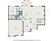 Main floor plan including kitchen, living room, and garage at 179 Waterstone Pt, Acworth, GA 30101