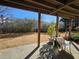 Covered patio with view of backyard at 3974 Stillwater Dr, Duluth, GA 30096